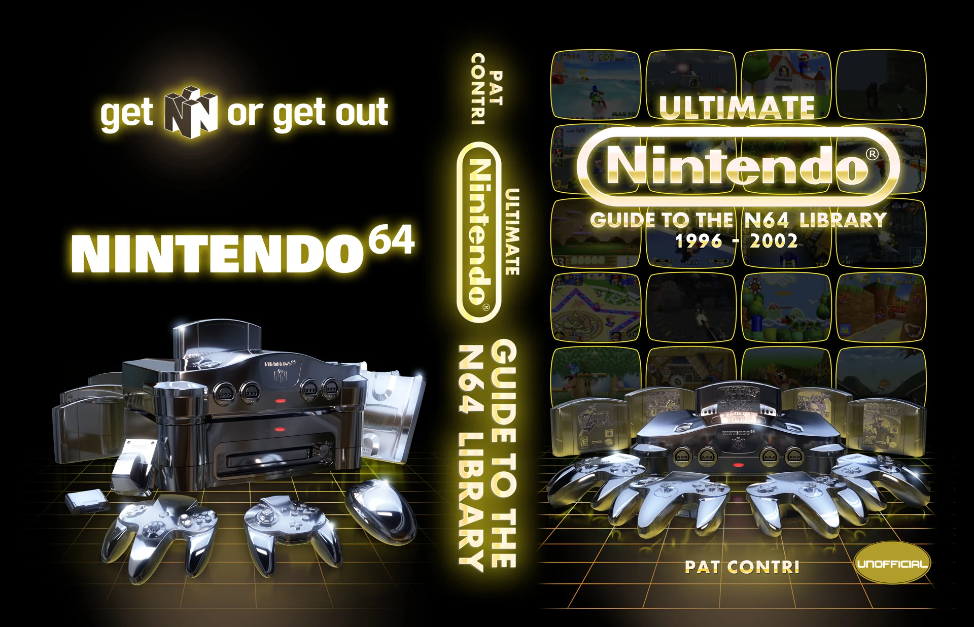 Chrome special edition full-wrap cover for Ultimate Nintendo Guide to the N64 Library