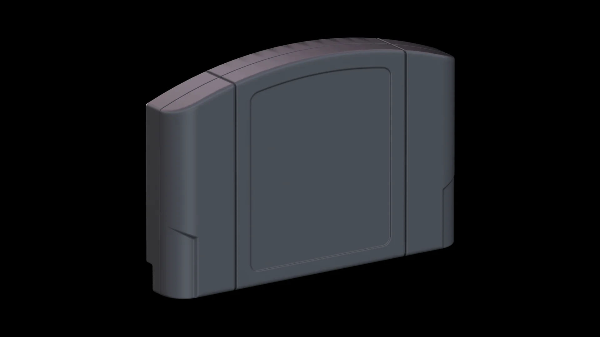 Rebuilt Nintendo 64 cartridge model without label artwork