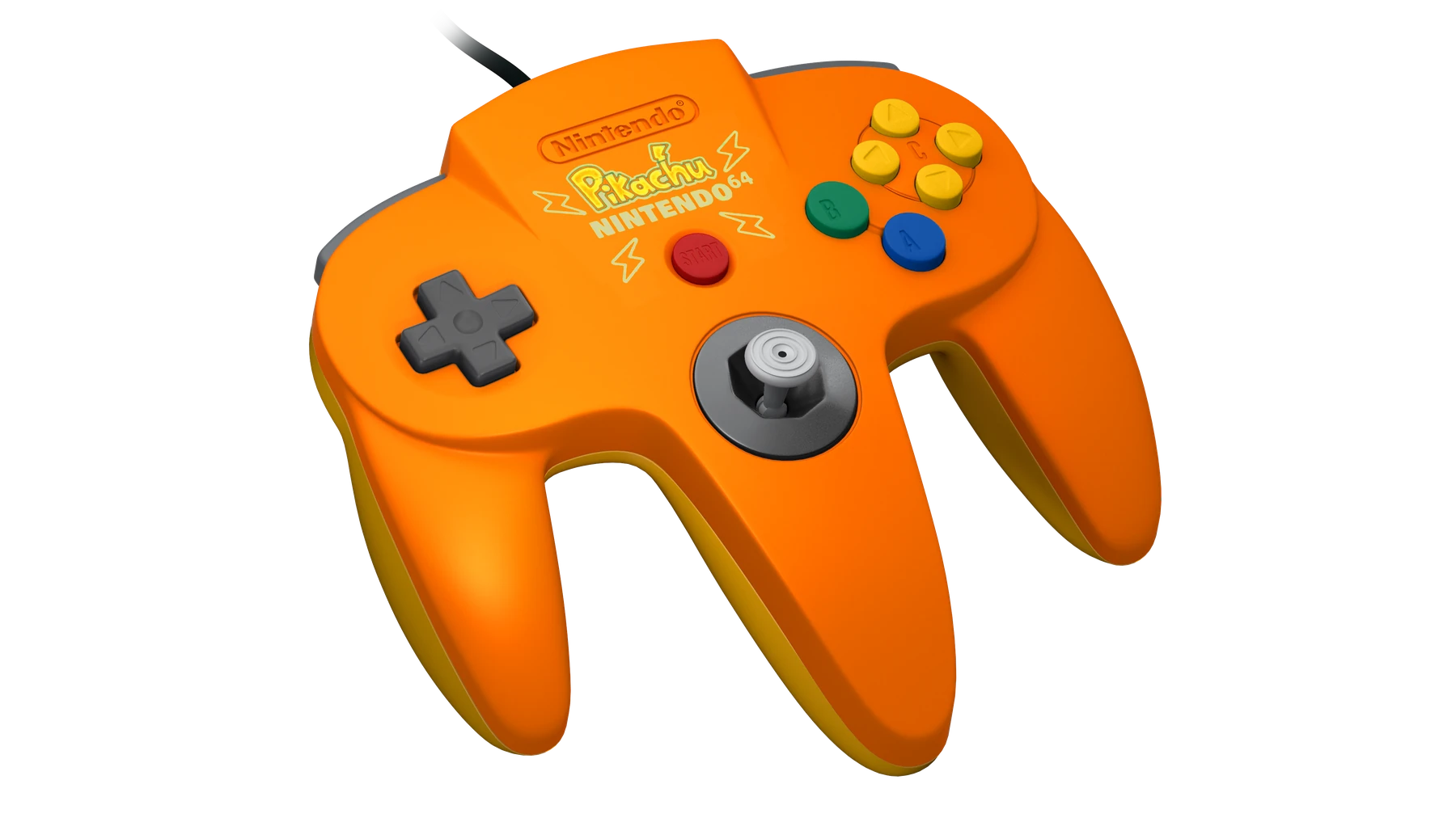 Nintendo 64 Pikachu Orange controller recreation
